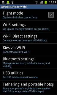 Press Bluetooth settings.