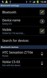When the box next to the menu item is ticked (V), the function is turned on.