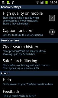 Press Clear search history.