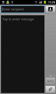 Press Enter recipient.Key in the first letters of the required contact.Matching contacts are displayed.