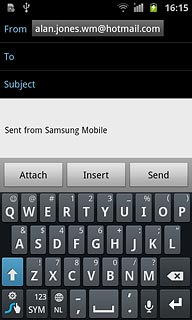 Press the language to select the required writing language.