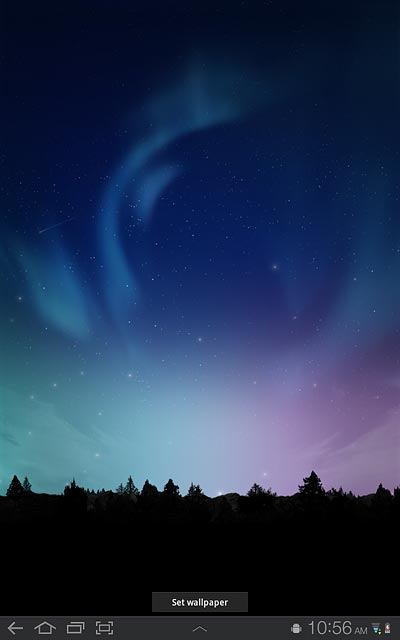 Press Set wallpaper.