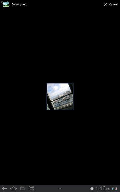 Go to the required folder.Press the required picture.