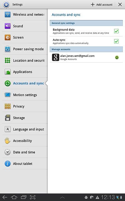 Press the home icon to return to standby mode.