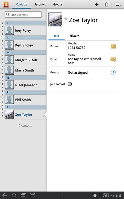 Press the home icon to return to standby mode.