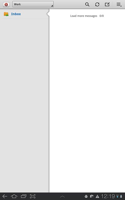 Press the home icon to return to standby mode.