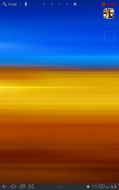 Drag the shortcut to Remove.