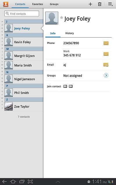 Press the menu icon.