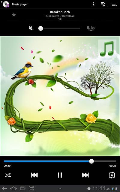 Press the repeat icon the necessary number of times to select the required setting.