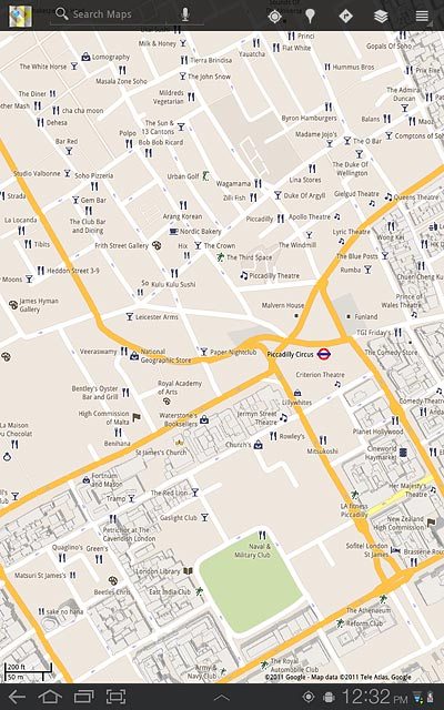 Press the home icon to return to standby mode.