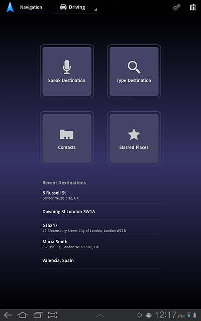 Press one of the following search options:Speak Destination, go to 2a.