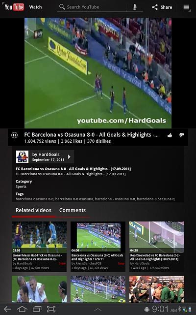 Press the return icon to go back.