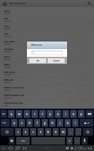 Key in 10.24.59.200 and press OK.