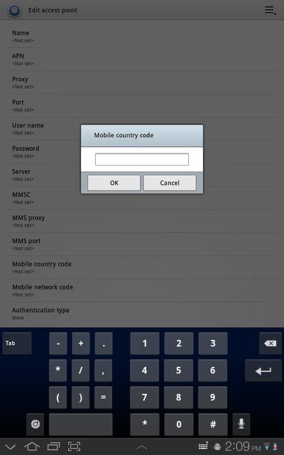 Key in 272 and press OK.