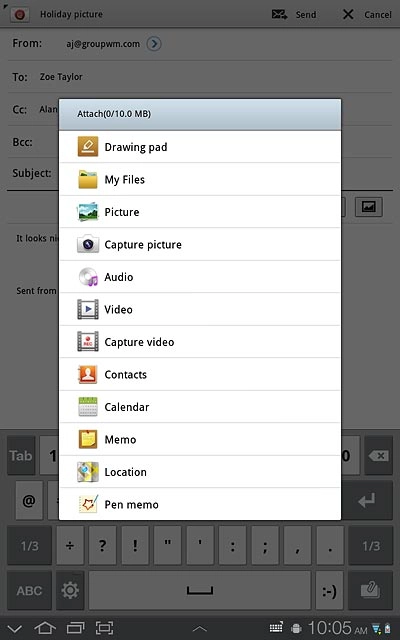 Press My Files.Go to the required folder.