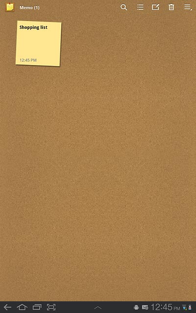 Press the home icon to return to standby mode.