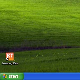 Start the program Samsung Kies on your computer.