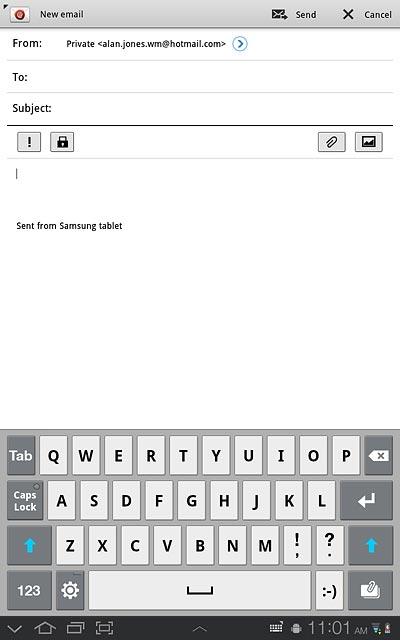 Press once on each letter to write the required word.A number of words based on the letters you've keyed in are displayed.