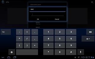 Key in 01 and press OK.