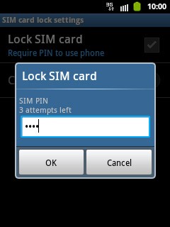 Key in your PIN and press OK.