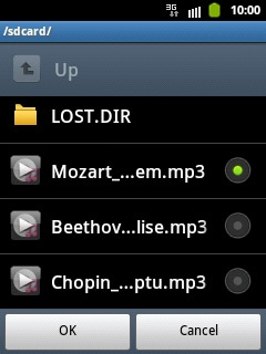 Press OK to confirm.