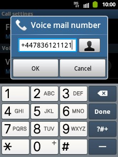 Key in (prefix) 5 (your phone number) and press OK.