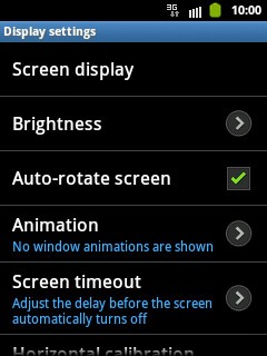 Press Screen timeout.