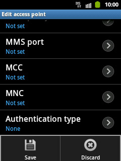 Press Save to save the data connection.