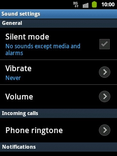 Press Phone ringtone.