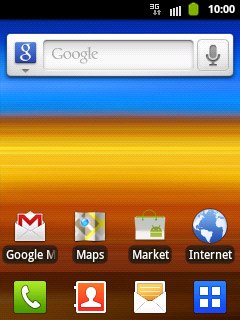 Press the menu icon.
