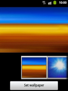 Press the required background image.