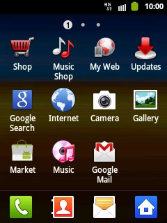Press Google Mail.