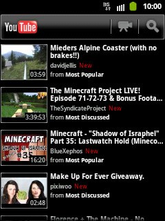 Press the required video clip.