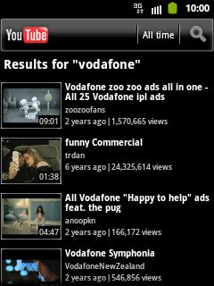 Press the required video clip.