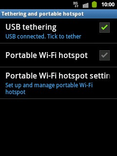 When the box next to the menu item is ticked (V), the function is turned on.