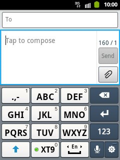 To key in more numbers:Press 123.