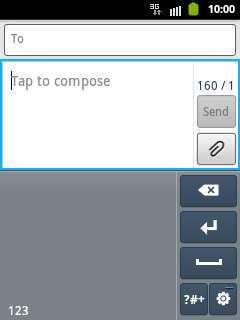 To key in symbols:Press the symbol selection icon until ?#+ is displayed in the bottom left corner of the display.