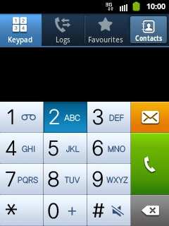 Press and hold the required number key until the number is called.