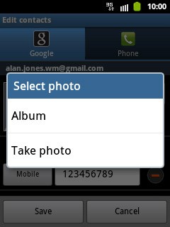 To take a new picture:Press Take photo.