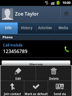 Press Edit.Choose one of the following options:Assign picture, go to 9a.Assign ring tone, go to 9b.