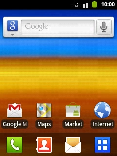 Press the messages icon.