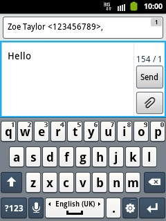 Press the attachment icon.Choose one of the following options:Insert picture, go to 4a.Insert video clip, go to 4b.Insert audio file, go to 4c.