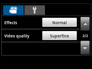 Press the field next to Video quality.