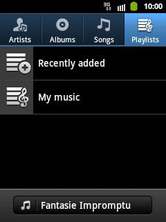 PlaylistsGo to the required folder.