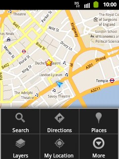 Press Search.Key in the required destination.Results matching what you key in are displayed.