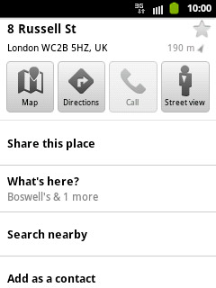 Press the favourite icon (a star) at the top of the display.