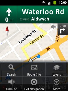 Press Exit Navigation.