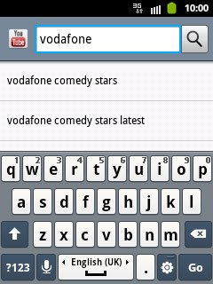 Key in the required search word and press the search icon.