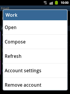 Press Remove account.