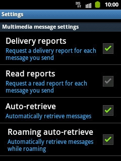 When the box next to the menu item is ticked (V), the function is turned on.